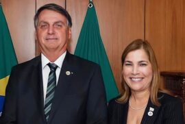 Bolsonaro e Mayra Pinheiro
