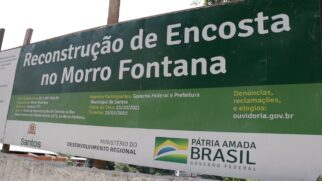 Obras em morro de Santos entram na etapa final com serviços de drenagem