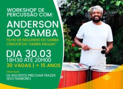 Músico, educador, pesquisador e produtor musical, filho do criador do sambareggae, Mestre Neguinho do Samba, vivenciou o surgimento, a criação e a difusão do sambareggae como gênero musical