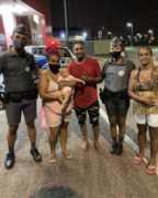 Bebe de seis meses salva por policiais militares