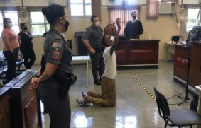 Thiago reconquistou a liberdade nesta semana e se emocionou ao celebrar soltura