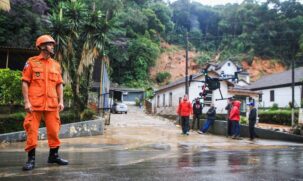 A indicação de alto risco para deslizamentos permanece no 1&ordm; Distrito, porque ainda há previsão de chuva moderada para esta terça-feira (22)