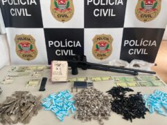 No imóvel não foram localizados os suspeitos, que foram identificados e são alvos de investigações