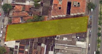 Terreno em Santos fica na Avenida Ana Costa