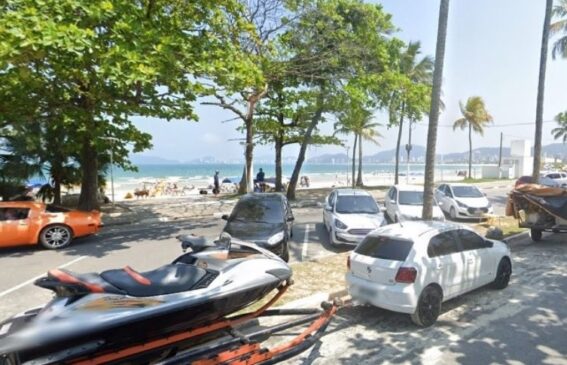 Bando estava praticando roubos na Praia da Enseada, próximo ao Canto do Tortuga