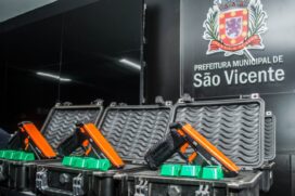 Mais de 30 agentes da Guarda Civil de São Vicente recebem capacitação para uso de arma de choque