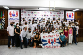 Equipe de natação Unisanta