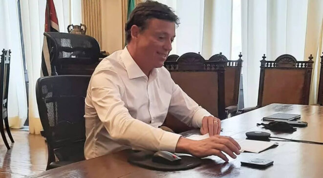 O secretário da Justiça e Cidadania e presidente da Fundação CASA, Fernando José da Costa