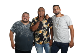 Trio de Ferro, que se apresenta no Brisamar Shopping, no dia 24 de abrilhandler