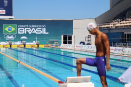 Unisanta estreia com 11 nadadores classificados para as finais do Troféu Brasil de Natação 2022