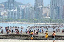 Santos e Bertioga estão com todas as praias próprias para banho