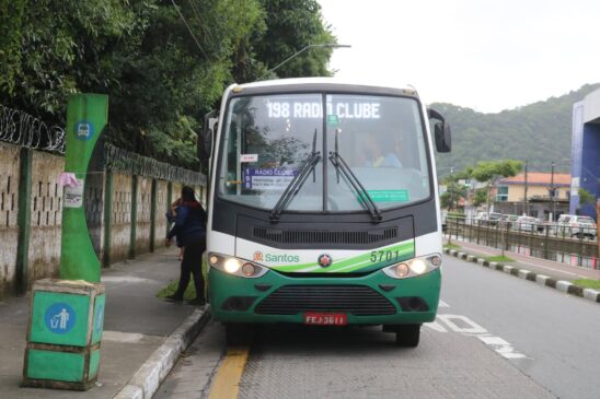 Nova linha de ônibus em Santos