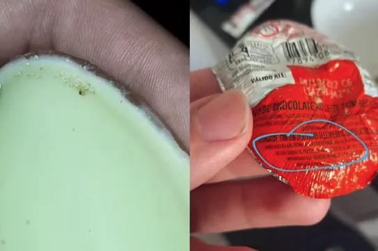 Vídeo mostra larvas dentro do chocolate da marca Kinder