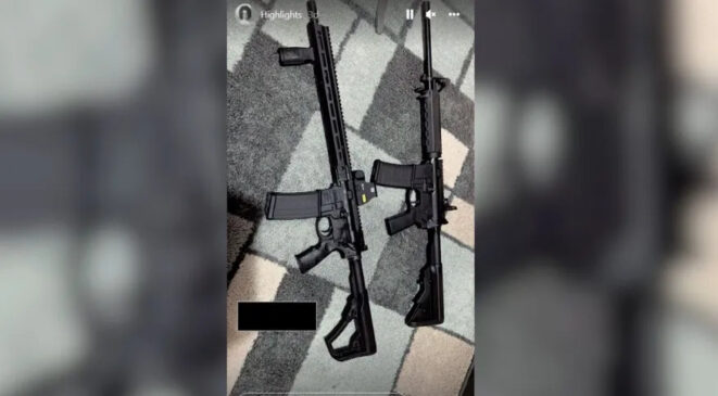 Salvador Ramos compartilhou foto de dois rifles AR-15 em sua conta no Instagram
