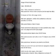 O anúncio