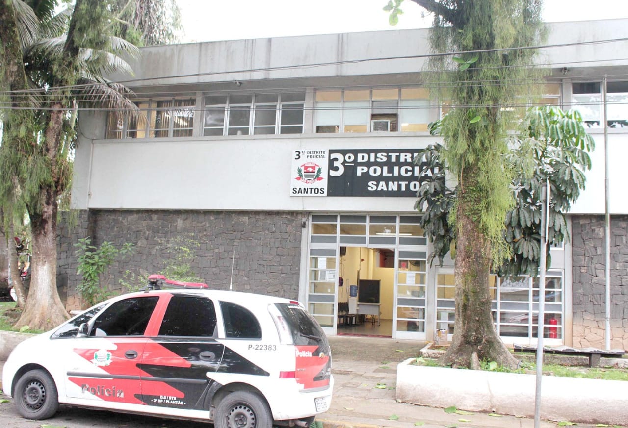 O caso foi registrado no 3&ordm; DP de Santos
