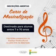 20 vagas para o 'Curso de Musicalização', em São Vicente