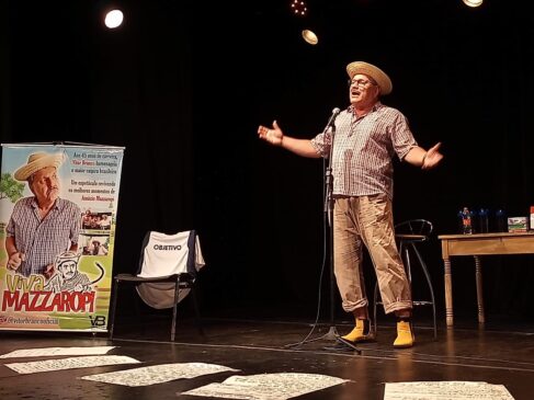 Espetáculo solidário sobre Mazzaropi é atração no Teatro Guarany em Santos