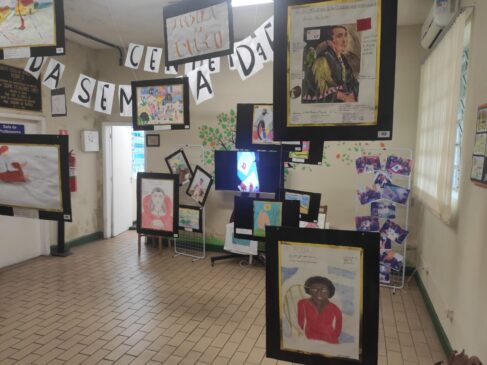 Centenário da Semana de Arte Moderna é tema de exposição em escola de Santos