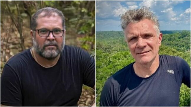 Indigenista Bruno Pereira e jornalista Dom Philips