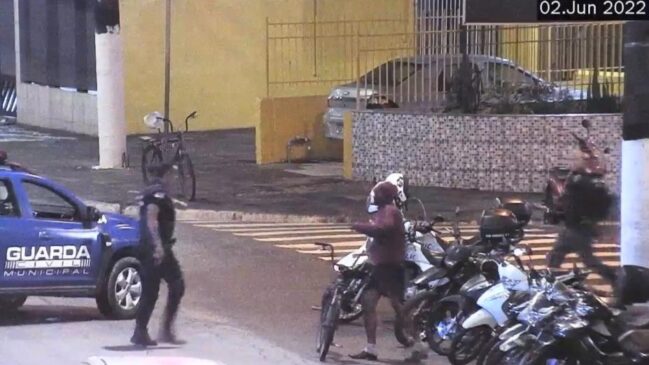 Guarda abordou o homem na divisa com São Vicente