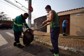 Mais de 260 toneladas de lixo são recolhidas durante limpeza do Samambaia