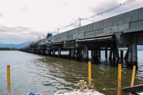 Na reta final, obras na Ponte dos Barreiros fecham o mês de junho com 95% de serviços concluídos