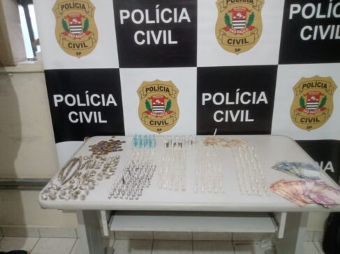 Polícia apreende drogas em São Vicente