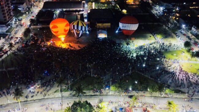 Guarujá sedia 2º Festival Internacional de Balonismo no dia 20 de agosto