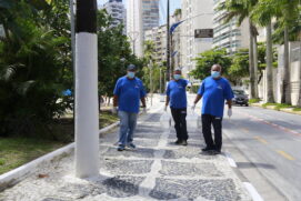 Guarujá realiza serviços de desratização em canais e avenidas durante a semana