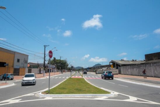 Avenida do Trabalhador, em Praia Grande