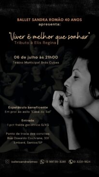 Academia de dança apresenta espetáculo beneficente 'Viver é melhor que sonhar'