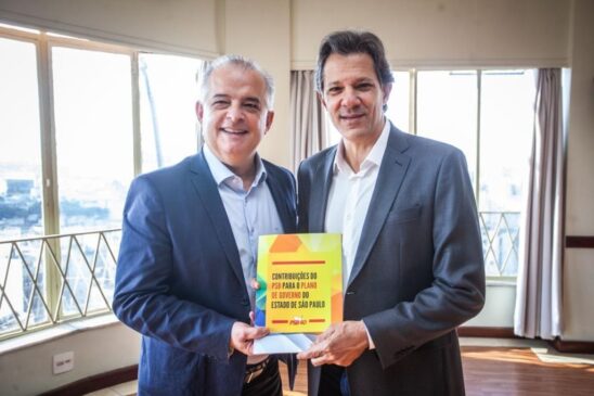 Márcio França e Fernando Haddad