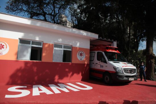 Base da Samu em Santos