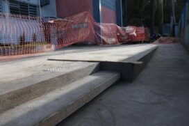 OBRAS INÍCIO SERVIÇO IMPLANTAÇÃO ACESSIBILIDADE UME ESCOLA ESMERALDO TARQUÍNIO