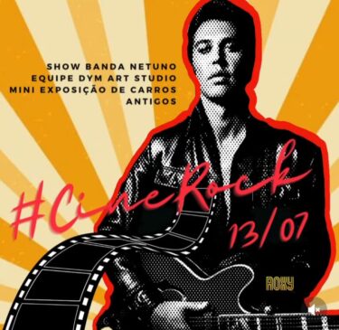 Dia Mundial do Rock será celebrado no Cine Roxy com pré-estreia de Elvis, show e exposição
