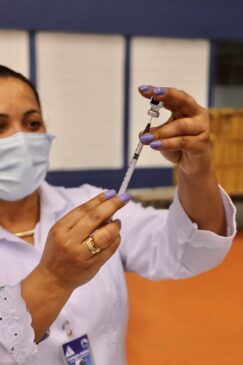A cobertura vacinal no estado subiu para 47,8% no dia 31 de julho, sendo que era de 44,5% no final de junho
