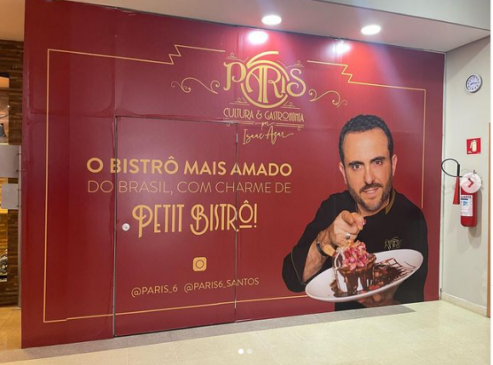 A nova unidade do bistrô será inaugurada no Shopping Pátio Iporanga