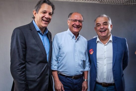 Haddad, Alckmin e França