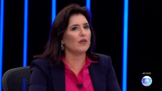Simone Tebet em entrevista ao JN