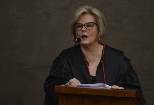 A presidente do Supremo Tribunal Federal (STF), ministra Rosa Weber