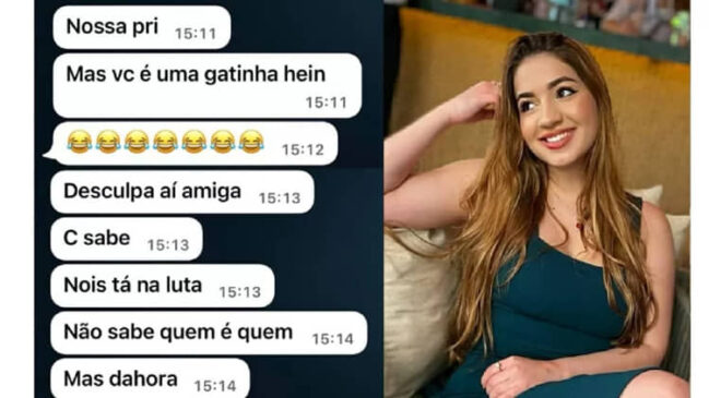 Criminoso paquera a vítima e desiste do golpe