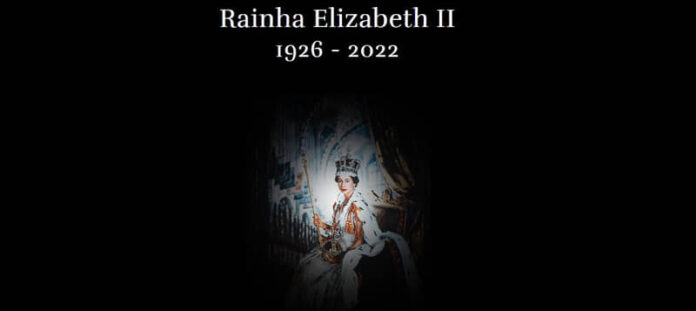 Página na internet lamenta morte da rainha