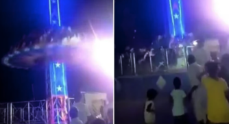 Pessoas foram socorrida após negligência inicial dos seguranças do parque