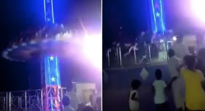 Pessoas foram socorrida após negligência inicial dos seguranças do parque