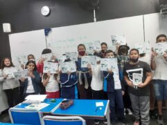 Participam aproximadamente 400 alunos, sendo sete turmas de ensino fundamental I e outra de ensino profissionalizante