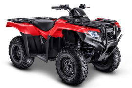 O motor monocilíndrico de 420 cc entrega 26,9 cavalos de potência e 3,4 kgfm de torque