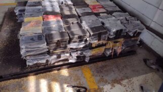 Droga apreendida no Porto
