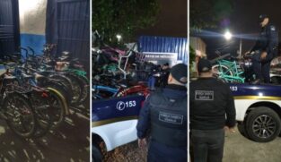 A partir da chegada das viaturas, a aglomeração foi dispersada