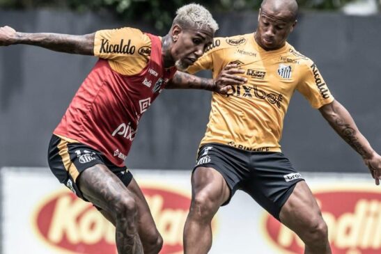 Treino do Peixe no último sábado, dia 08